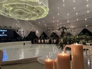 La belleza del lugar esperando a los anfitriones